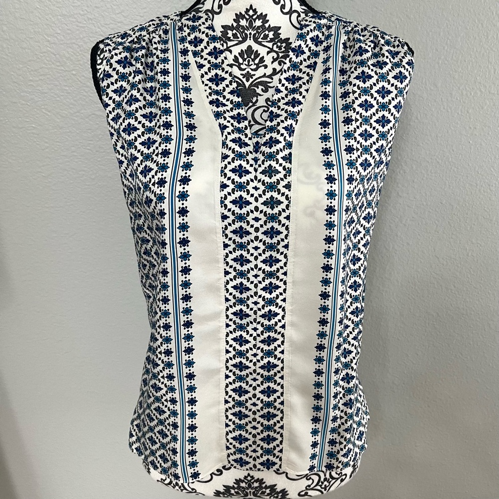 Derek Lam Kara Silk Sleeveless Blouse